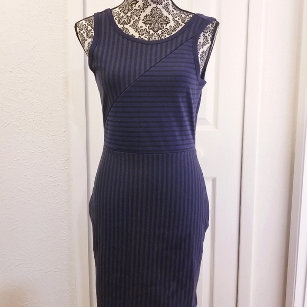 Retro Style, Striped Knit Dress